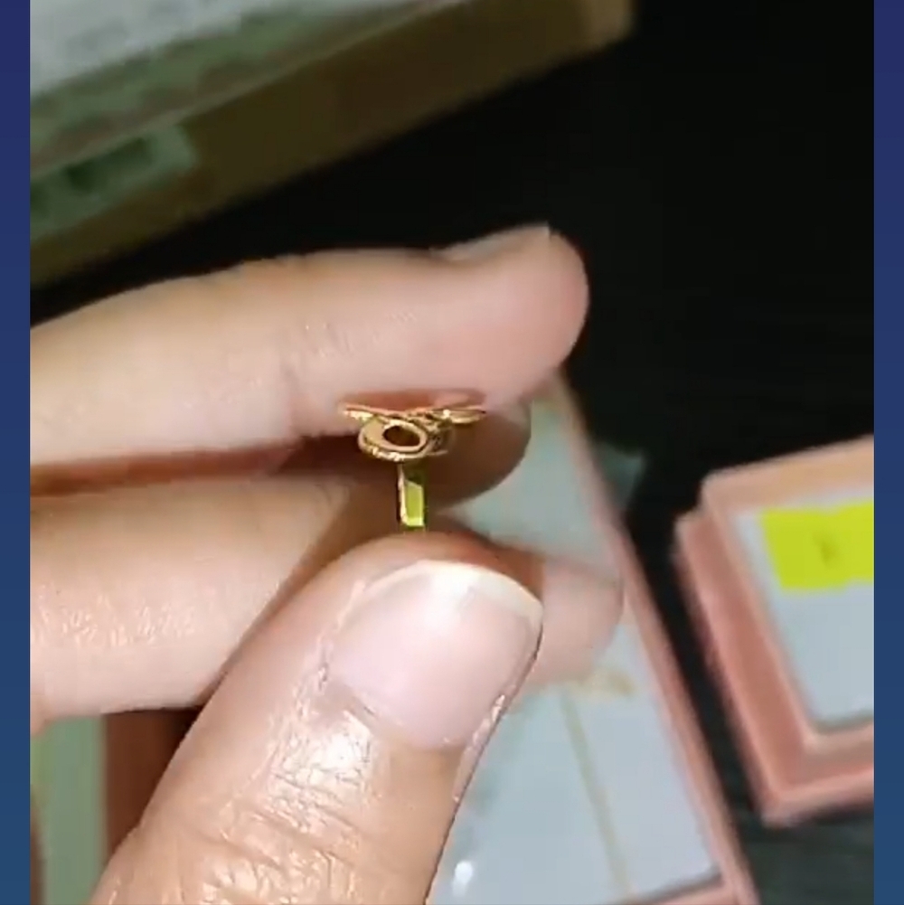 Pure Gold 💯 Double style Ring Size 8 Only Pawnable LW Only - Picture 8 of 10